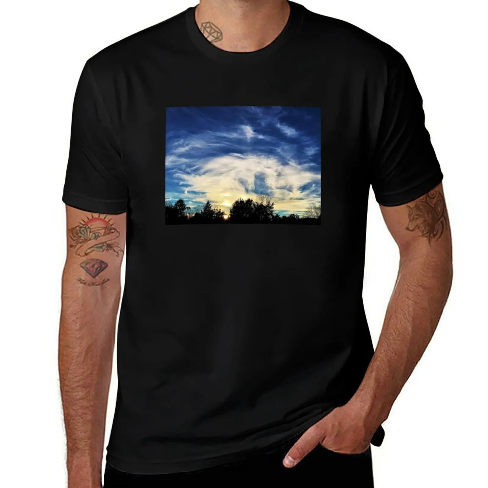 Heavenly (Optical Illusion) T-Shirt Large Size Soft Cotton T-Shirt