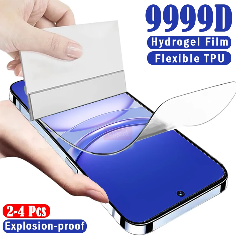 

2-4Pcs Hydrogel Film For Huawei Nova 12s 12i 11i 10z 10 Youth Screen Protectors For Y72 Y71 Y70 Y61 Y60 Y90 HD Clear Soft Film