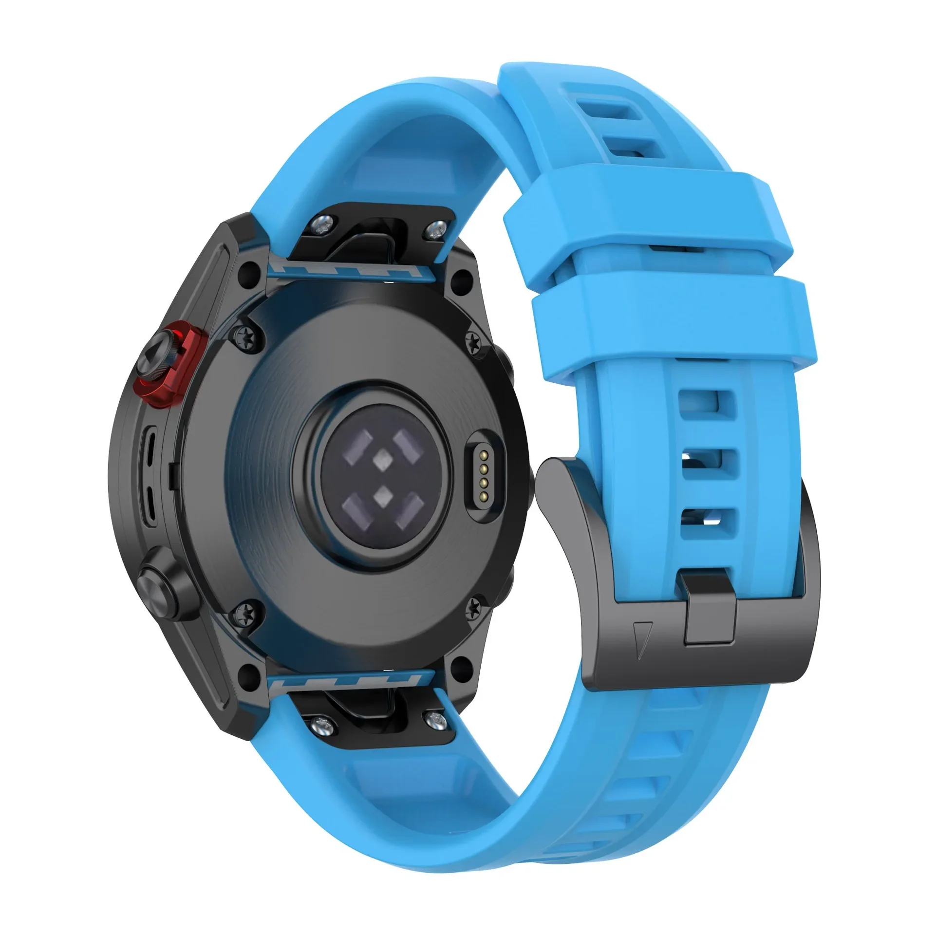 Quick-Fit-Silikonarmband in den Größen 26 mm, 22 mm und 20 mm für Garmin Tactix 8/Fenix 9 8 51 mm 47 mm 43 mm, Garmin Enduro3/Fenix 9 Pro/7S/E/7X. – Detail 37