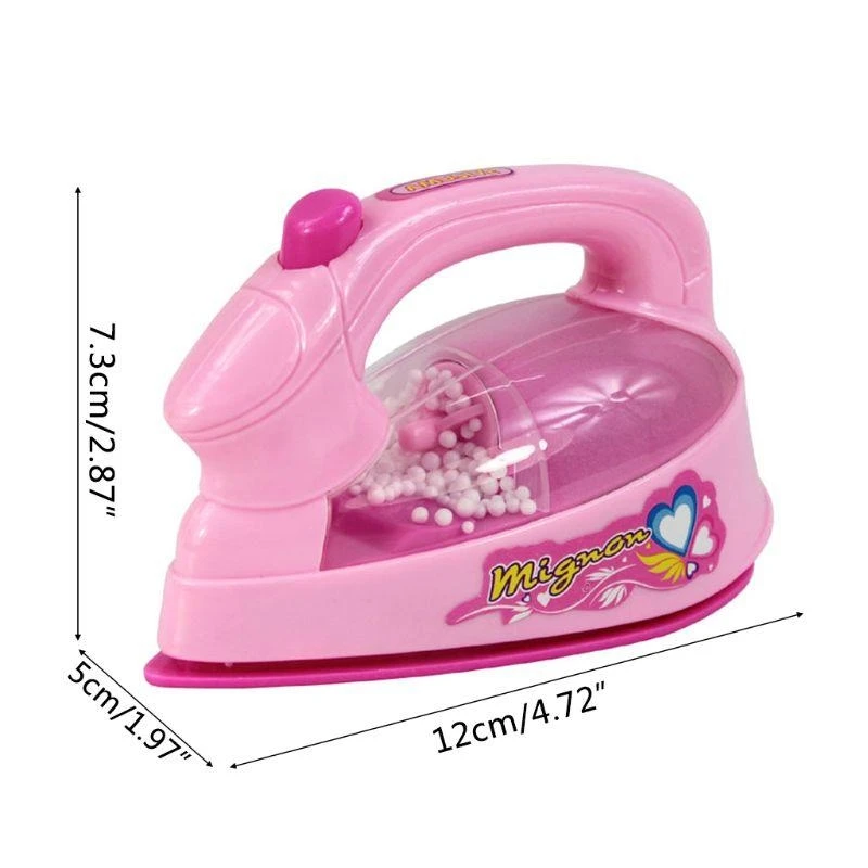 Y4qa enfants gamin girl girl mini cuisine appareils électriques électriques en fer jouet en fer
