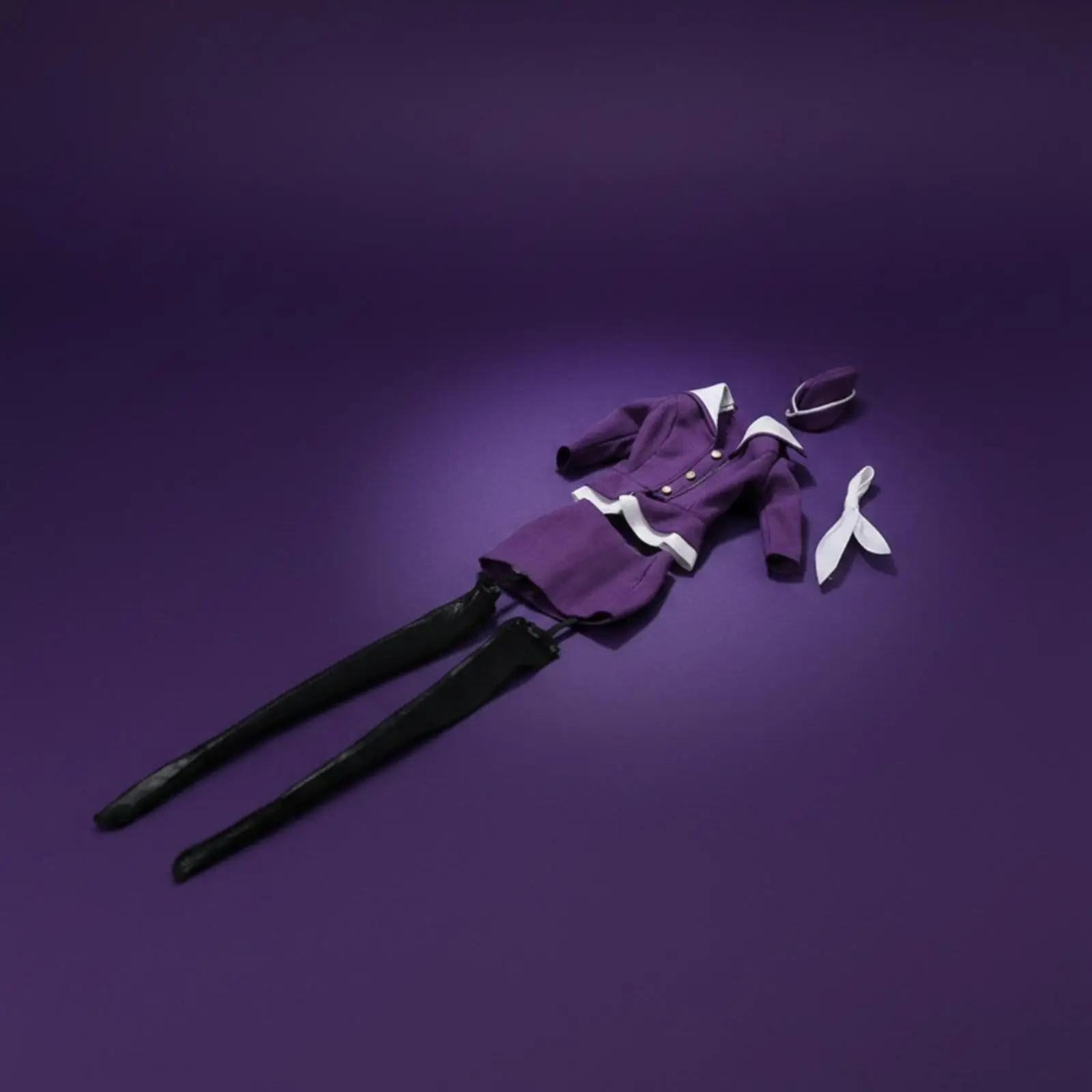 Fashion Doll Crew Costume Set Aviation Attendant Style for 12 Inch Articulated Figure Custom Photography