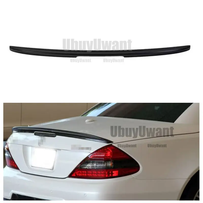 Für BENZ SL-Klasse R230 SL350 SL500 SL55 SL63 2001 2007-2012 AMG-Stil FRP/Echte Kohlefaser-Spoiler Heckklappenspoiler
