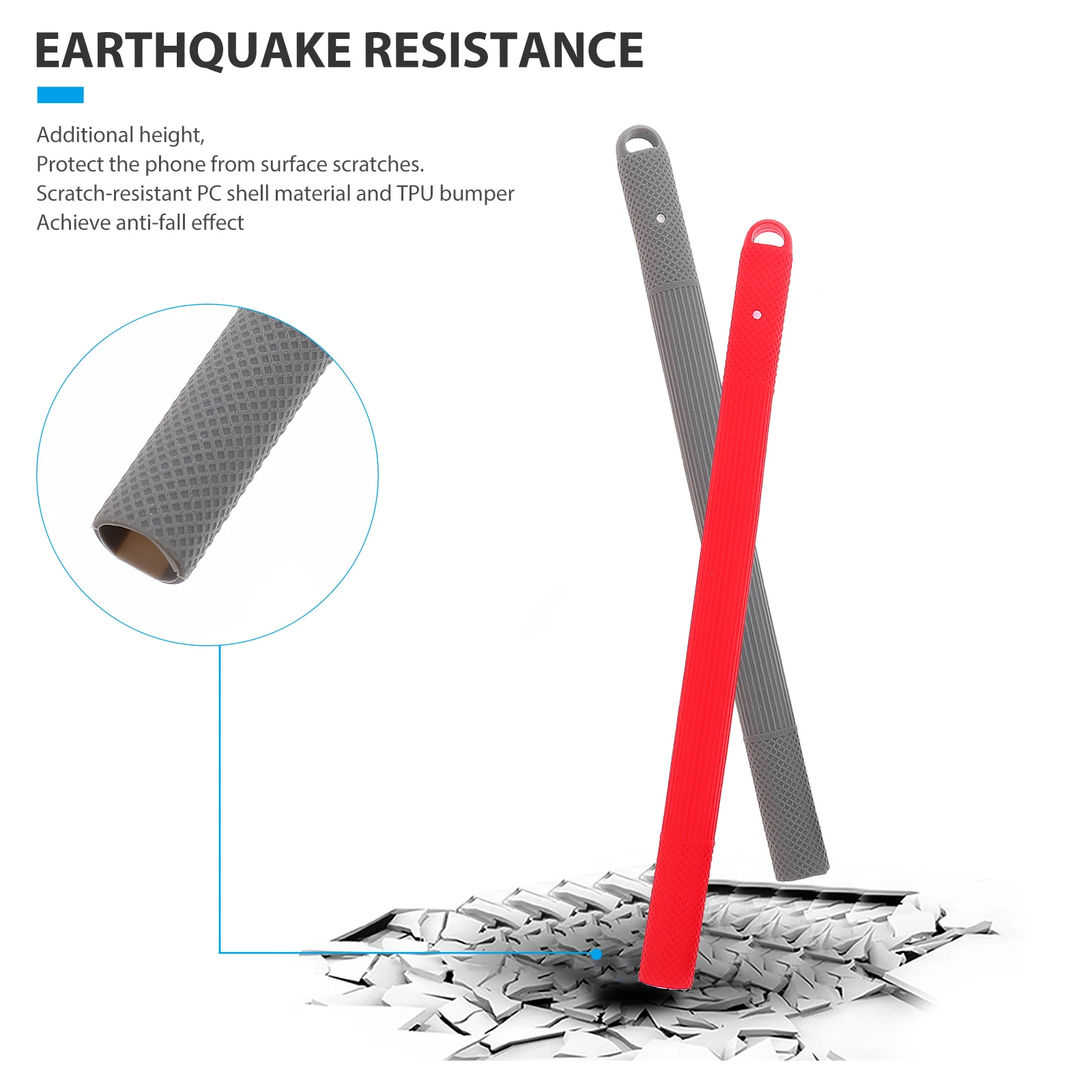 

2 Pcs H writing Pen Protective Cover Anti Dust Nonslip Smooth Falling Resistant Soft Silicone Stylus Case Tablet Accessories