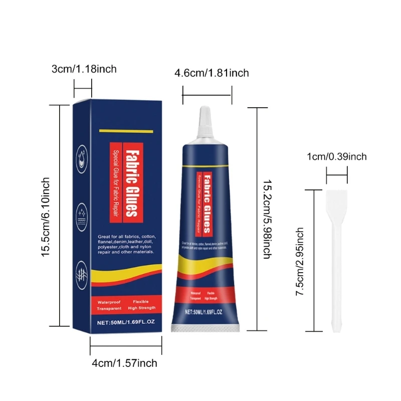 Szybkoschnące kleje do naprawy odzieży do tkanin, dżinsów i naprawy odzieży