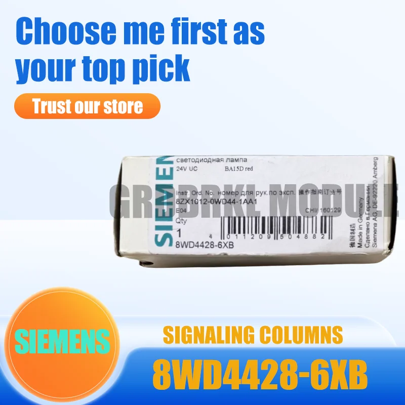 

New Original SIEMENS 8WD4428-6XB is compatible with 50/70mm LED signal tower lamp modules.