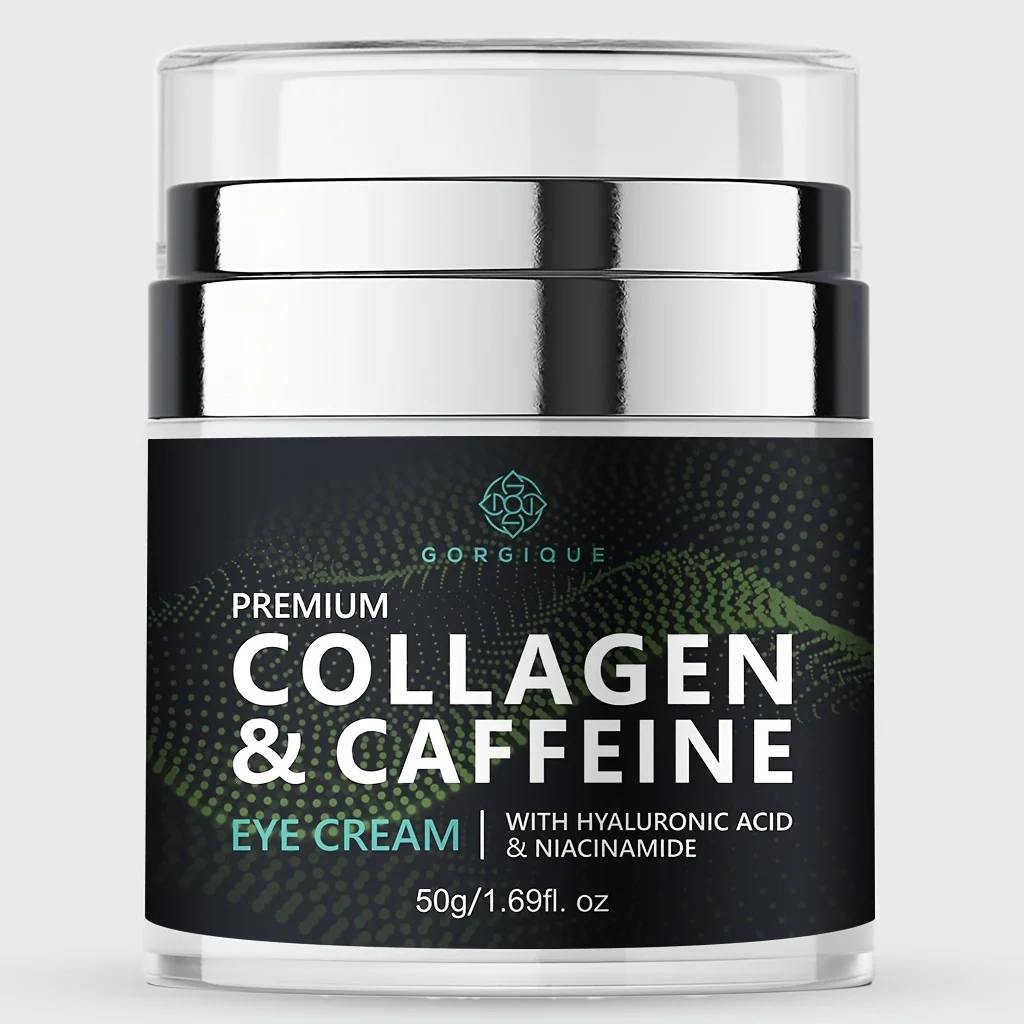 Collagen & Caffeine Eye Cream for All Skins Type with Hyaluronic Acid & Niacinamide