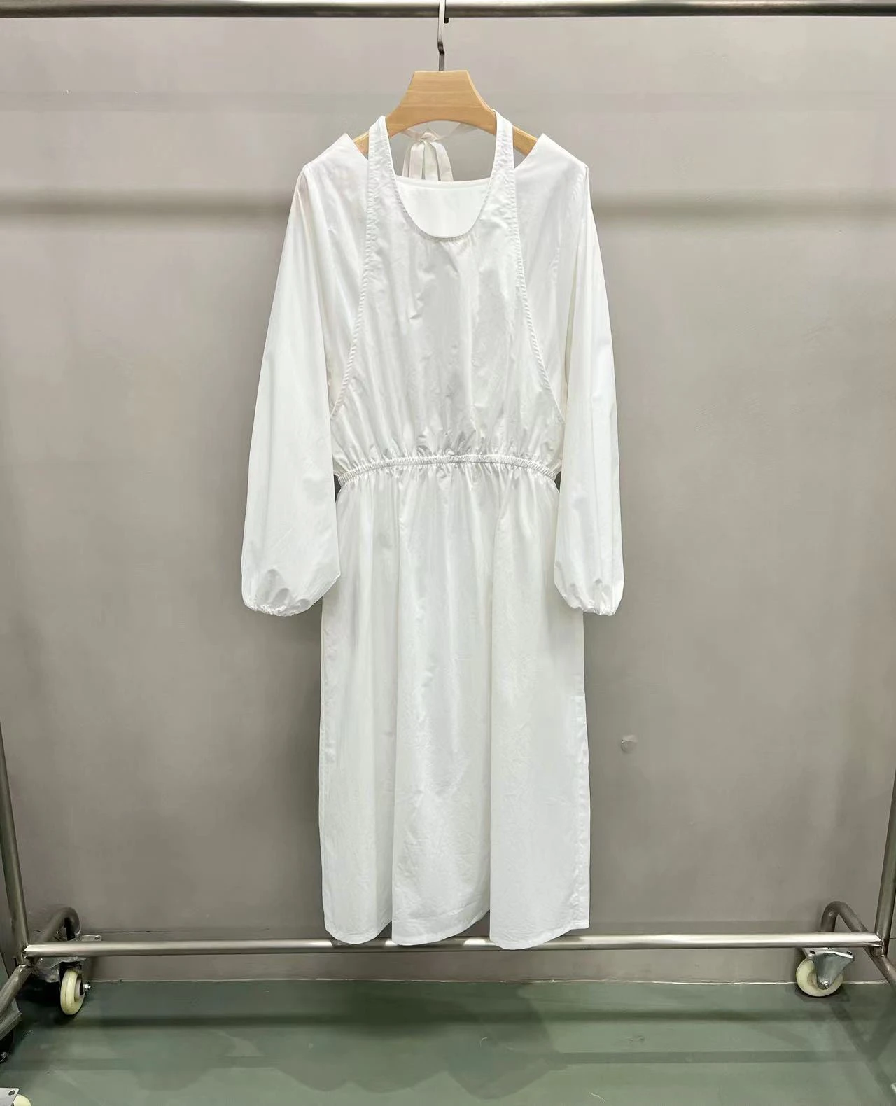 Loose Long Dr giapponese Sle Design Sensation con cintura Maxi Dr Summer Donna A-Line Dr Lino Materiale rotondo Ne o...