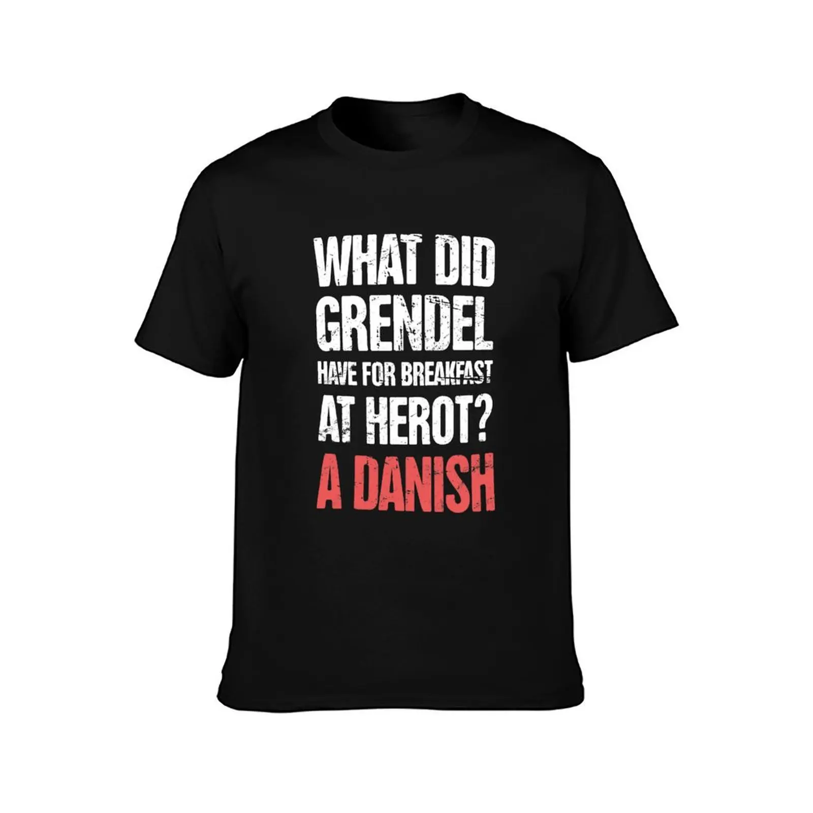Anglo Saxon Grendel & Beowulf T-Shirt Fitness Training Breathable Tee T-Shirt