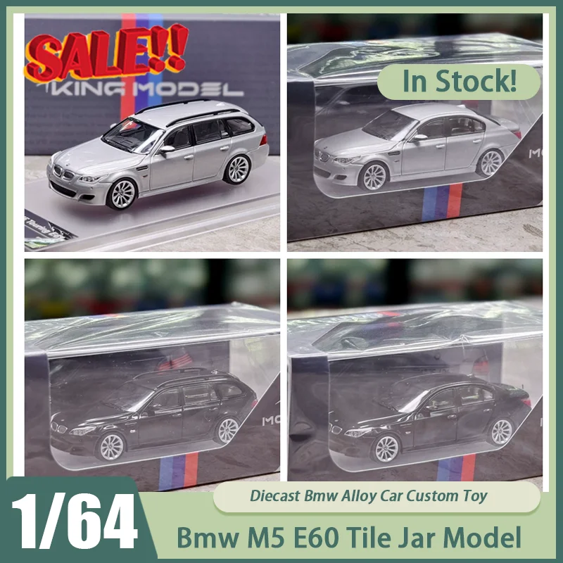 

Новая в наличии King Model Km 1:64 Bmw M5 E60 Tile Jar Модель из сплава Миниатюрный литой под давлением Bmw M5 E60 Украшения Пользовательские игрушки Детский подарок