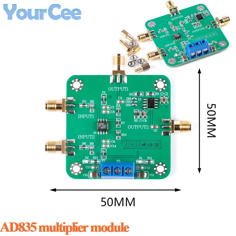 AD834 500MHz AD835 Four Quadrant Multiplier Module ADL5391 Simulate 2GHz Multiplier Module Analog Addition Module NE564FM Demodu