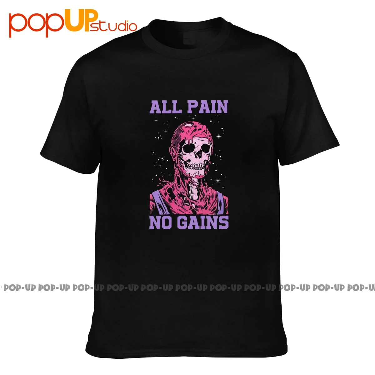 All Pain No Gains Weightlifting Gym Training Powerlifting P-62 T-shirt Tee Shirt Style Best Seller