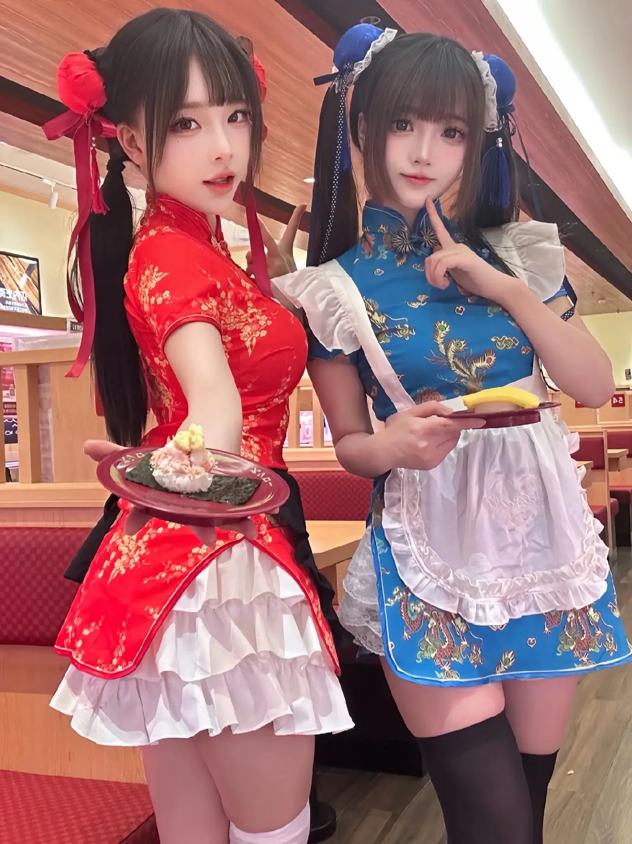 Nouveau chinois Sle Dr loween Cisas Cosplay orm doux fille femme de chambre jupe ort usage quotidien