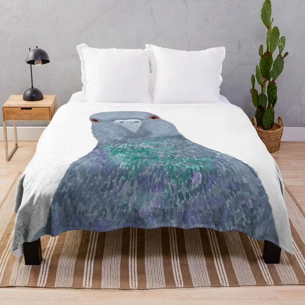 

Pigeon Wild Rock Dove Bird Throw Blanket Men's Soft Warm Throw Blanket for Couch