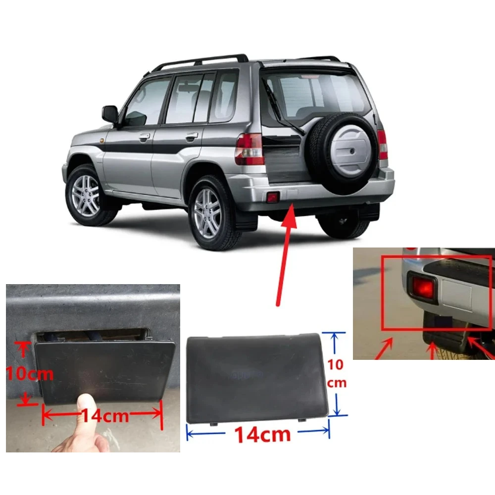 

10-14 Cm No Painting Rear Bumper Cover Shell for Pajero Mini Tail Tow Cover for Montero Pinin Check Car Pictures MR533419