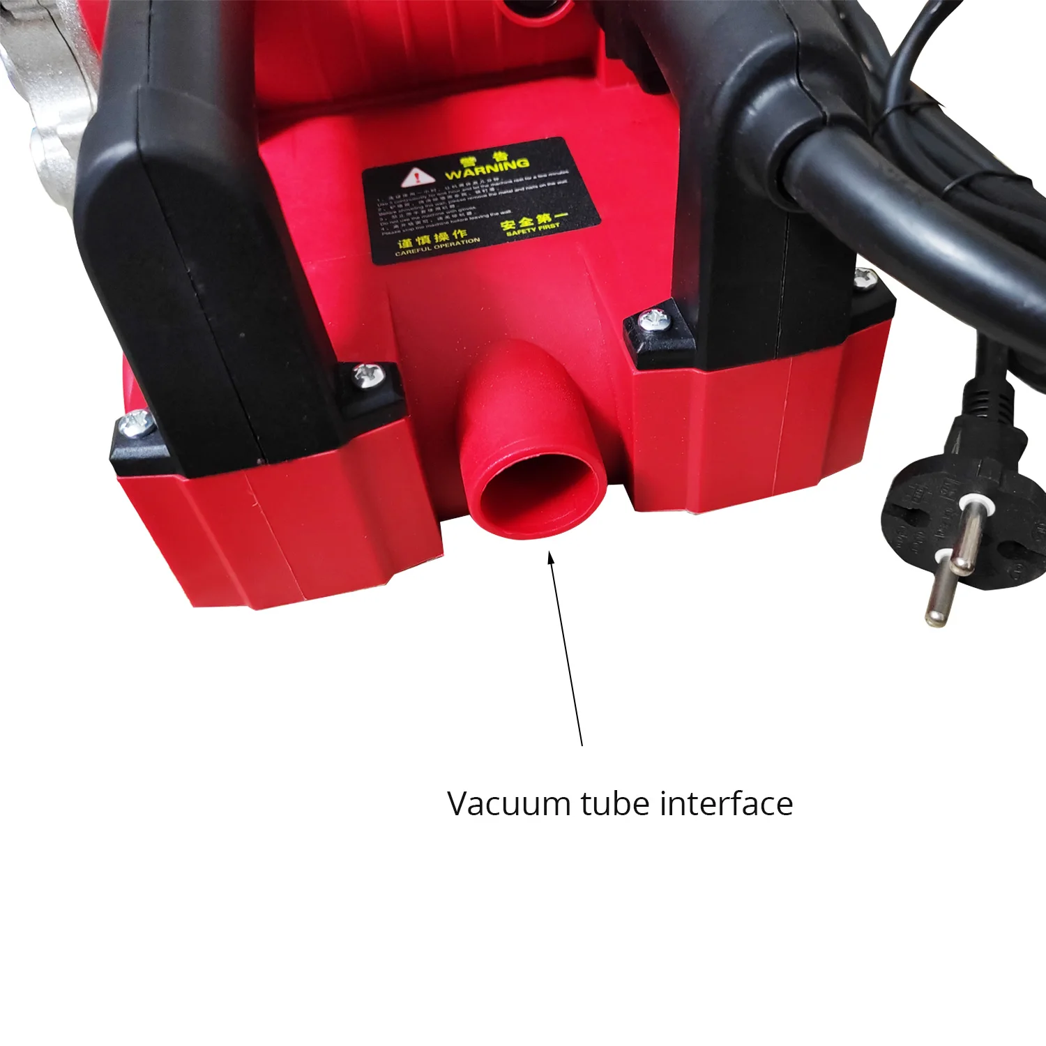 220V 2000w Electric Wall Planing Machine, Old Wall Renovation Putty Wall Shoveling Machine 0-4MM Depth Adjustable No Dust