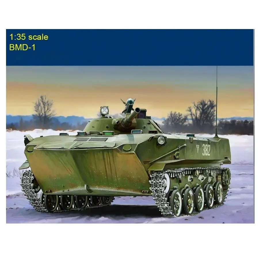 

80153 HOBBYBOSS 1/35 BMD-1 Paratrooper Chariot Assembly Military Model Kit