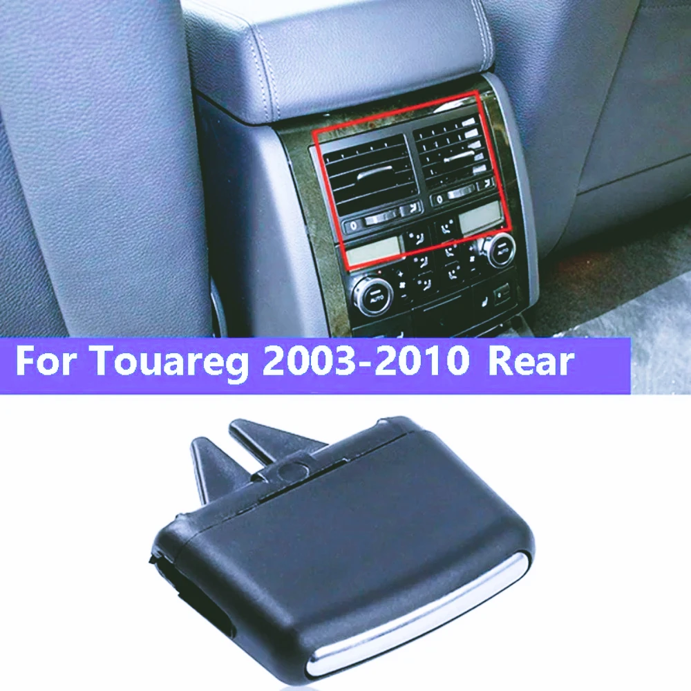 Para VW Touareg 7L6 7LA tablero frontal AC rejilla  ventilación ajuste Clip slizante perilla embellecedora 2003 2004 2005 2006 2