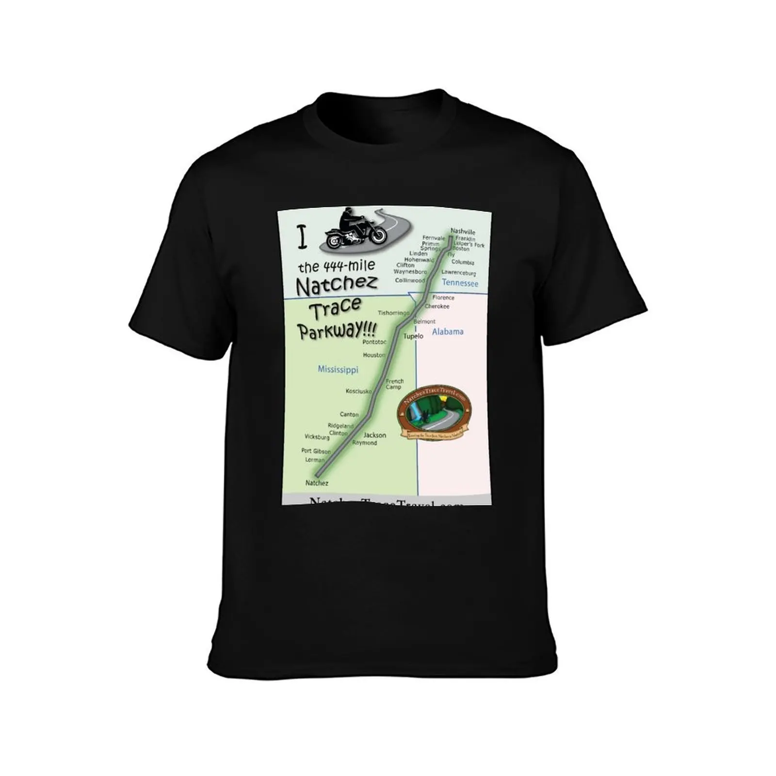 I Rode the Natchez Trace Parkway. T-Shirt man t shirts cotton T-Shirt