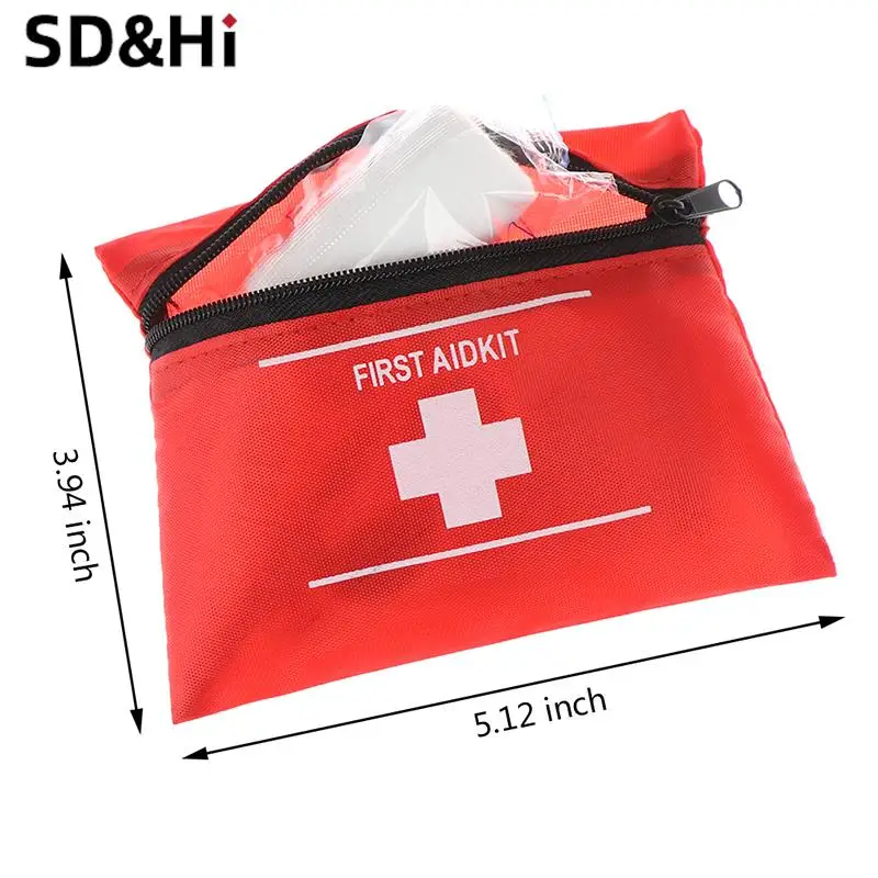 1 Juego de vendaje para el cuidado de heridas, suministros médicos, Kit de supervivencia de emergencia, bolsa de almacenamiento de viaje para el