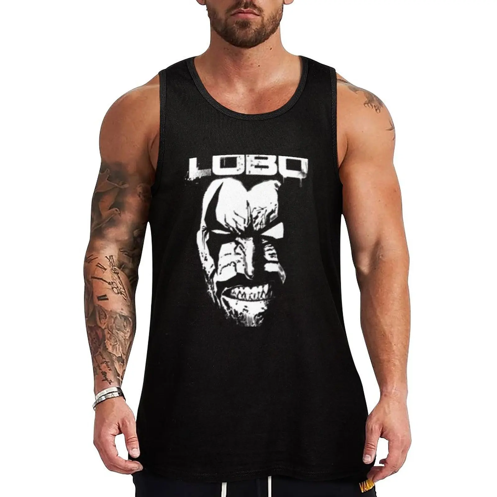 

Lobo Tank Top gym clothes man fitness Gym t-shirt man
