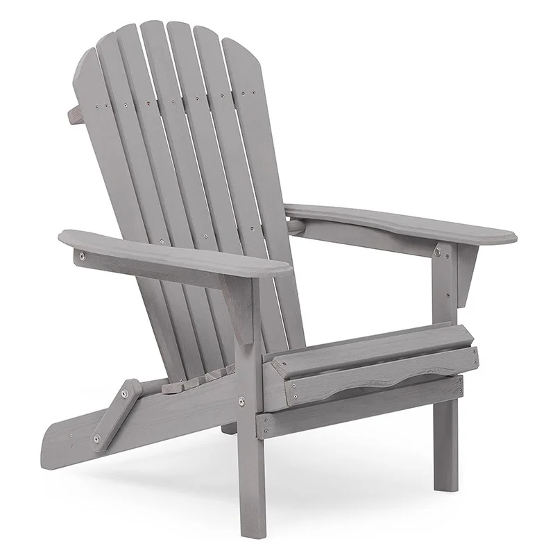 Amazon Hot Sale Outdoor Solid Wood Beach  Patio Waterproof Sunscreen Frog Chair Terrace Portable Folding  DIY