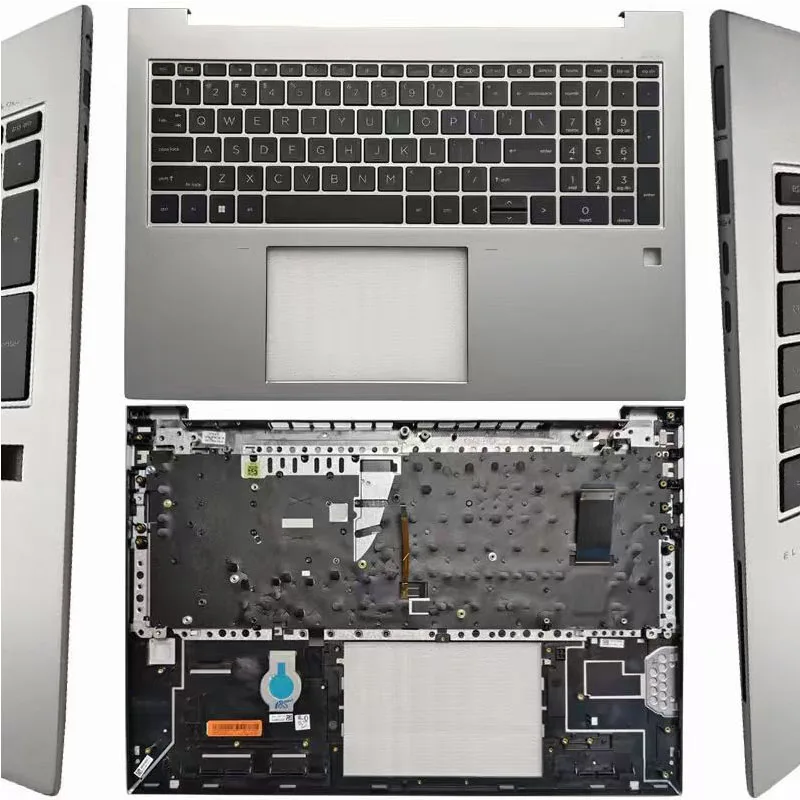 US/UK/SP/LA Palmrest Upper Case/US Backlight Backlit Keyboard For HP EliteBook 865 860G9 G10 G11 Silver Color