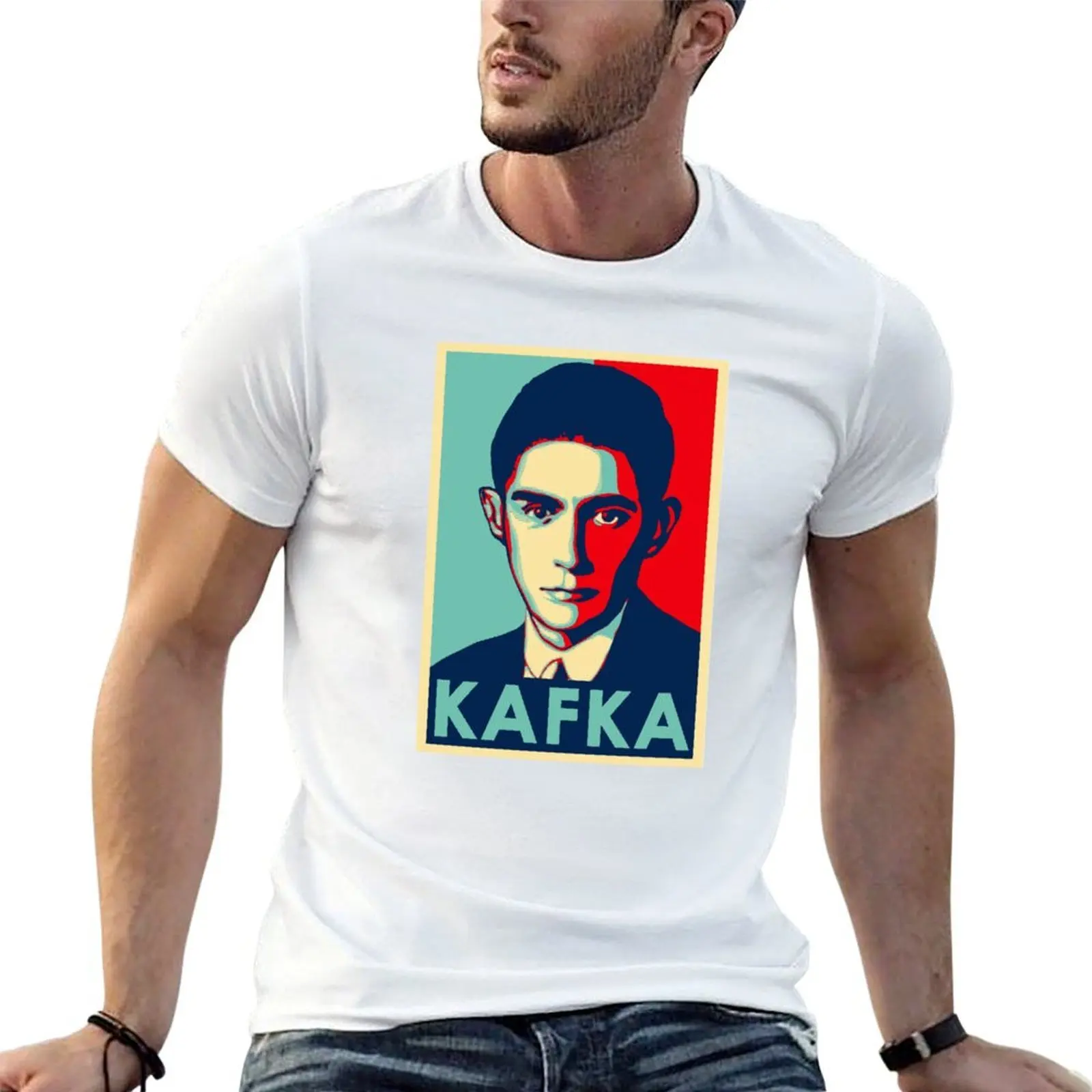 

Franz Kafka T-Shirt t shirts for man graphic funny cotton t shirts high quality t shirt custom print T-shirt