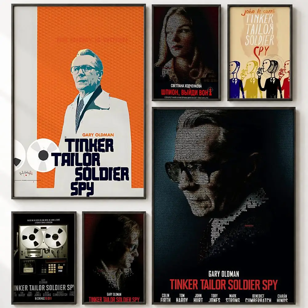 Film Tinker Tailor Soldier Spy Poster HD poster wall art self-stick no-residue for home cafe office great gift