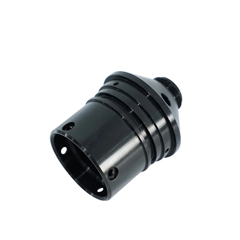 

Custom High-precision CNC Machining Aluminum Connection Components with Black Anodized CNC Turning Parts CNC Routing