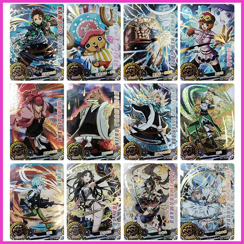 Anime Goddess Story Rare SSR Refraction Flashcards Death Mask Hitsugaya Toushirou Toys for boys Collectible Cards Birthday Gifts