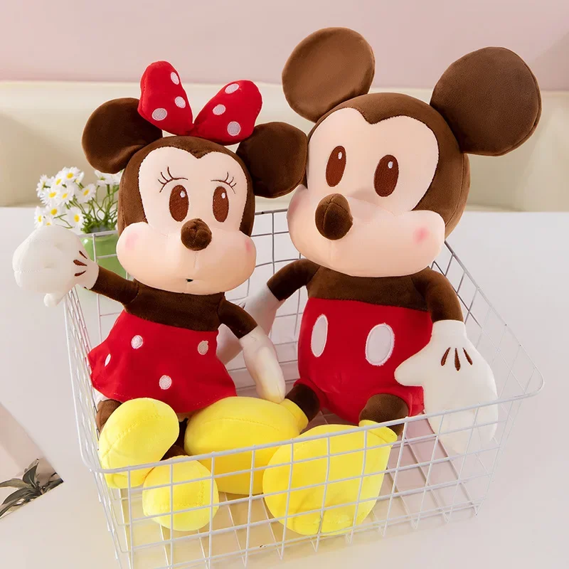 30-70 سنتيمتر ديزني ميكي ماوس أفخم محشوة دمية لطيف الكرتون أنيمي Kawaii ميني ماوس بلوشي اللعب هدايا عيد ميلاد للأطفال