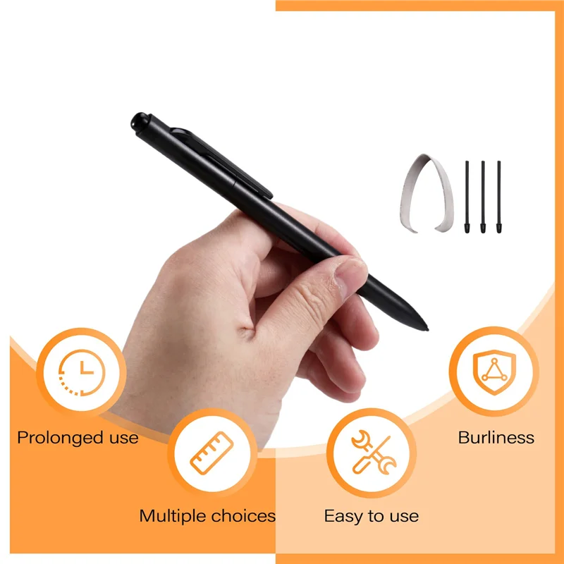 2X Notevole 2 penne con gomma, pennarello digitale con stilo EMR Plus con sensibilità 4096 e rifiuto sul palmo