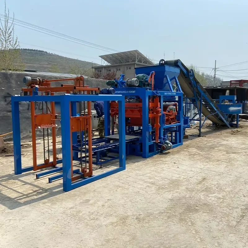QTJ4-25 Full Automatic Concrete Block Making Machine Hollow Solid Brick Machine for Sale