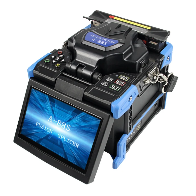 

Automatic FTTH Fiber Optic Splicing Machine, Optical Fiber Fusion Splicer, 5in Display Screen, 100-240V, A-88S