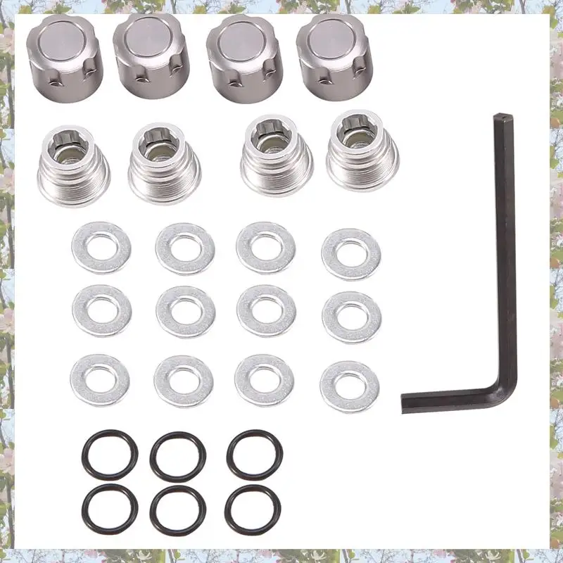 T84C-4PCS الألومنيوم مركز قفل الجوز المعادن عجلة قبعات المكسرات ل محوري SCX10 Traxxas TRX4 1/10 RC الزاحف قطع غيار السيارات