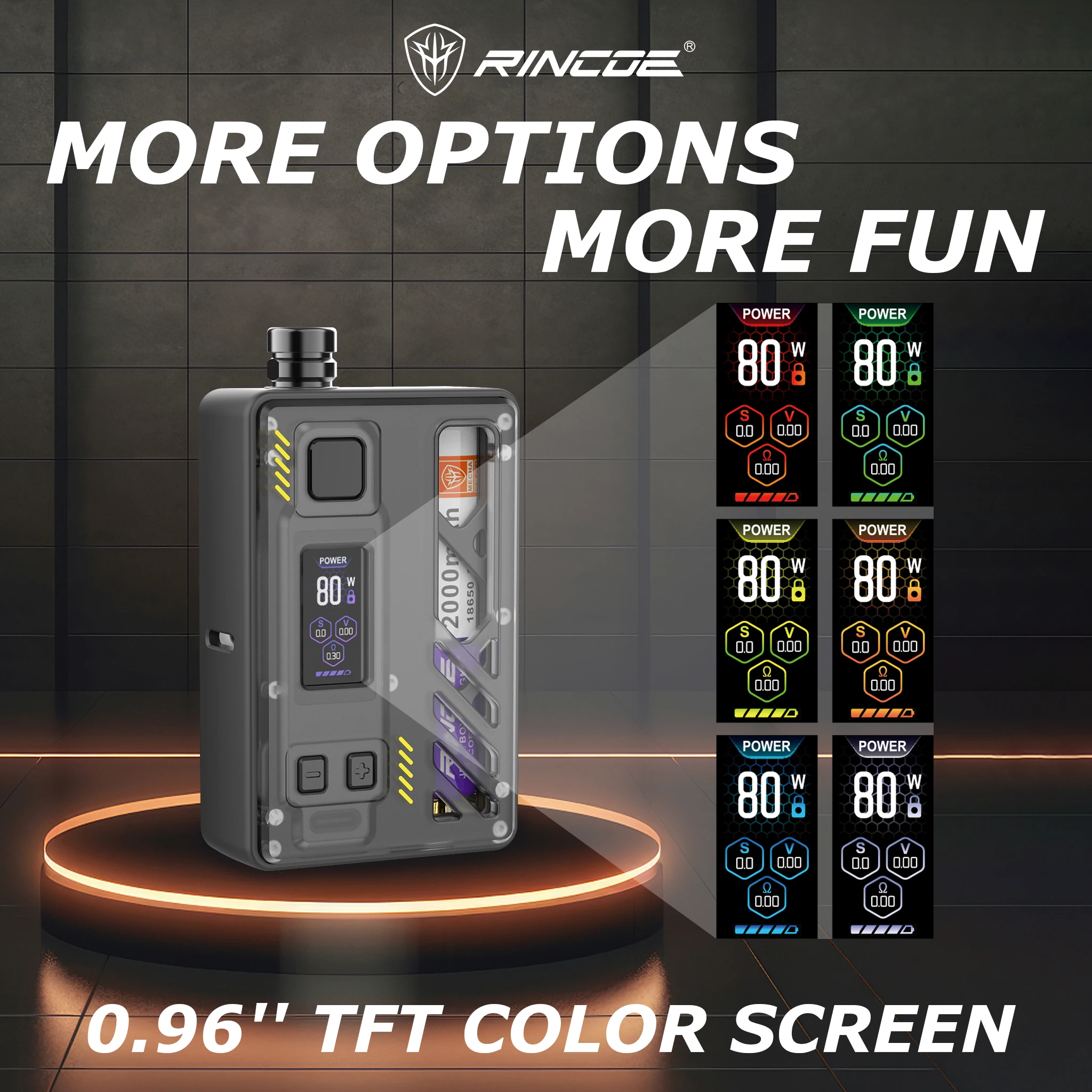 طقم تبخير سجائر Rincoe-mano AIO Ultra RTA ، لفائف RTA ذاتية الصنع ، خزان بورو ، Vape مع جراب إلكتروني ، بخاخ ، بخاخ ، أصلي ، 80 واط