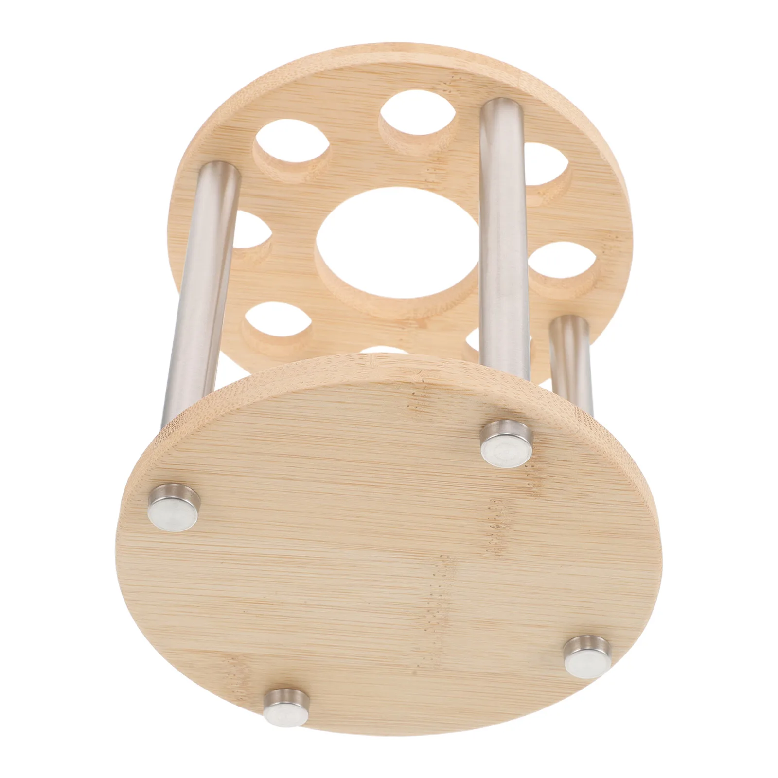 

Bamboo Incense Holder Stand for Tubes Sticks Hairpins Display Organizer Compact Design Material Home Decor Storage Box