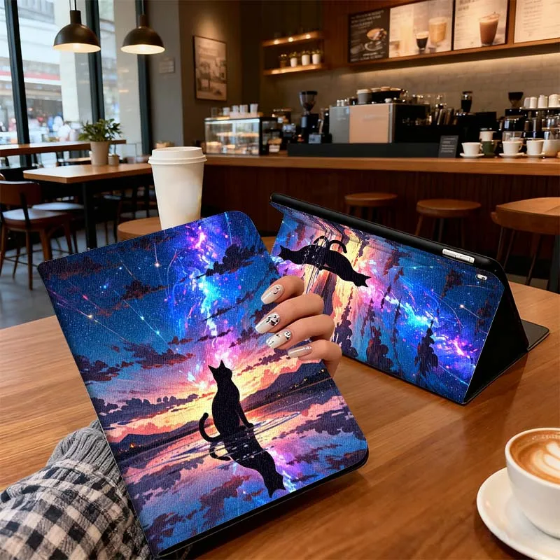 Cat Cartoon Sunset … - image