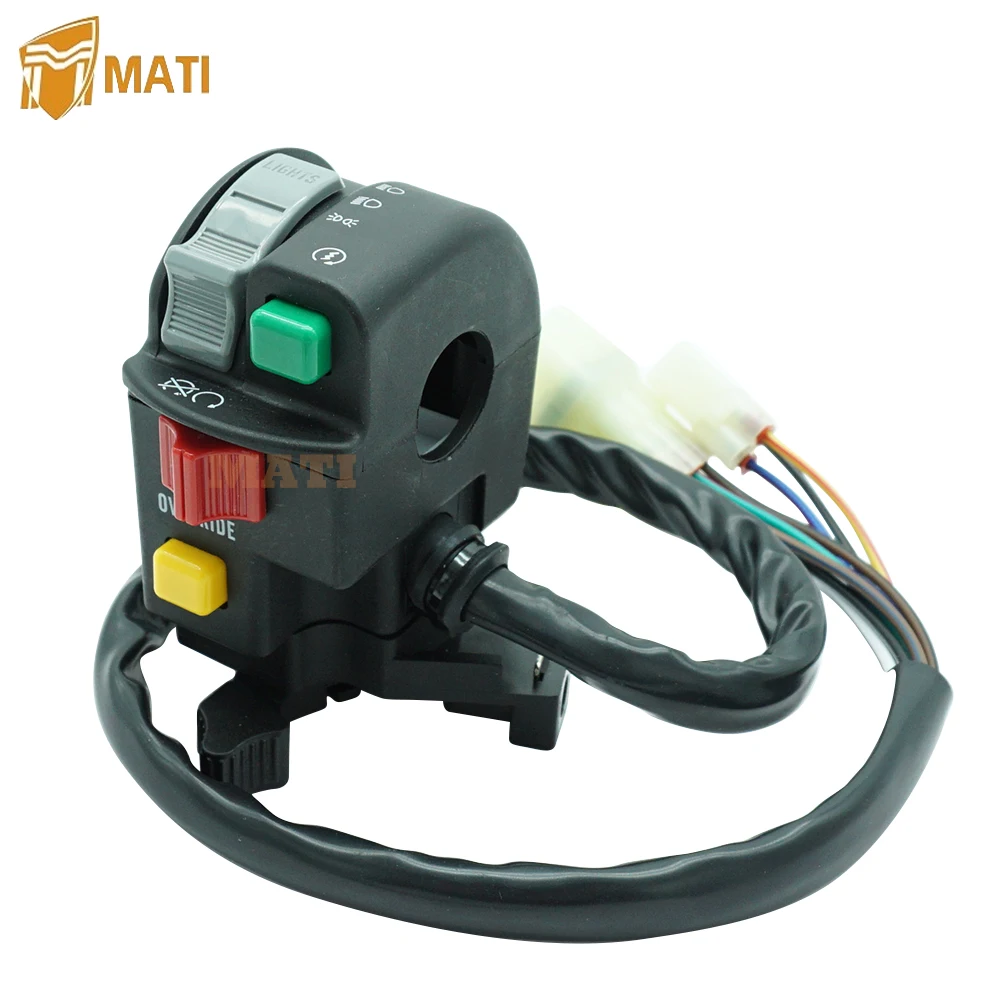 Sakelar lampu depan mulai berhenti kontrol setang kiri 3303-852 untuk ATV turpra Arctic Cat 150 250 300 pengganti 3303-852 3304-684