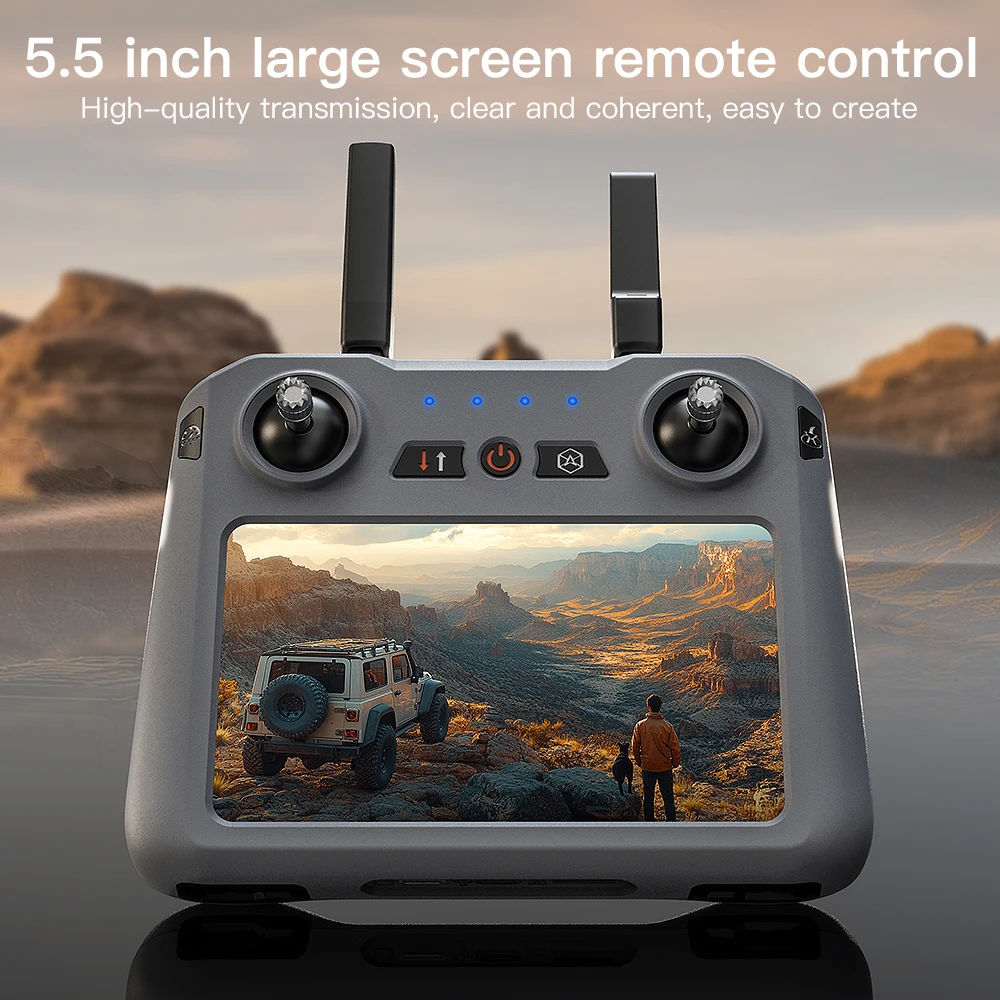 Teeggi SG909 MAX GPS Drone พร้อมกล้อง 4K หน้าจอสัมผัส 6KM RC Profesional Drone 360 °   การหลีกเลี่ยงอุปสรรค RC Quadcopter แบบพับได้