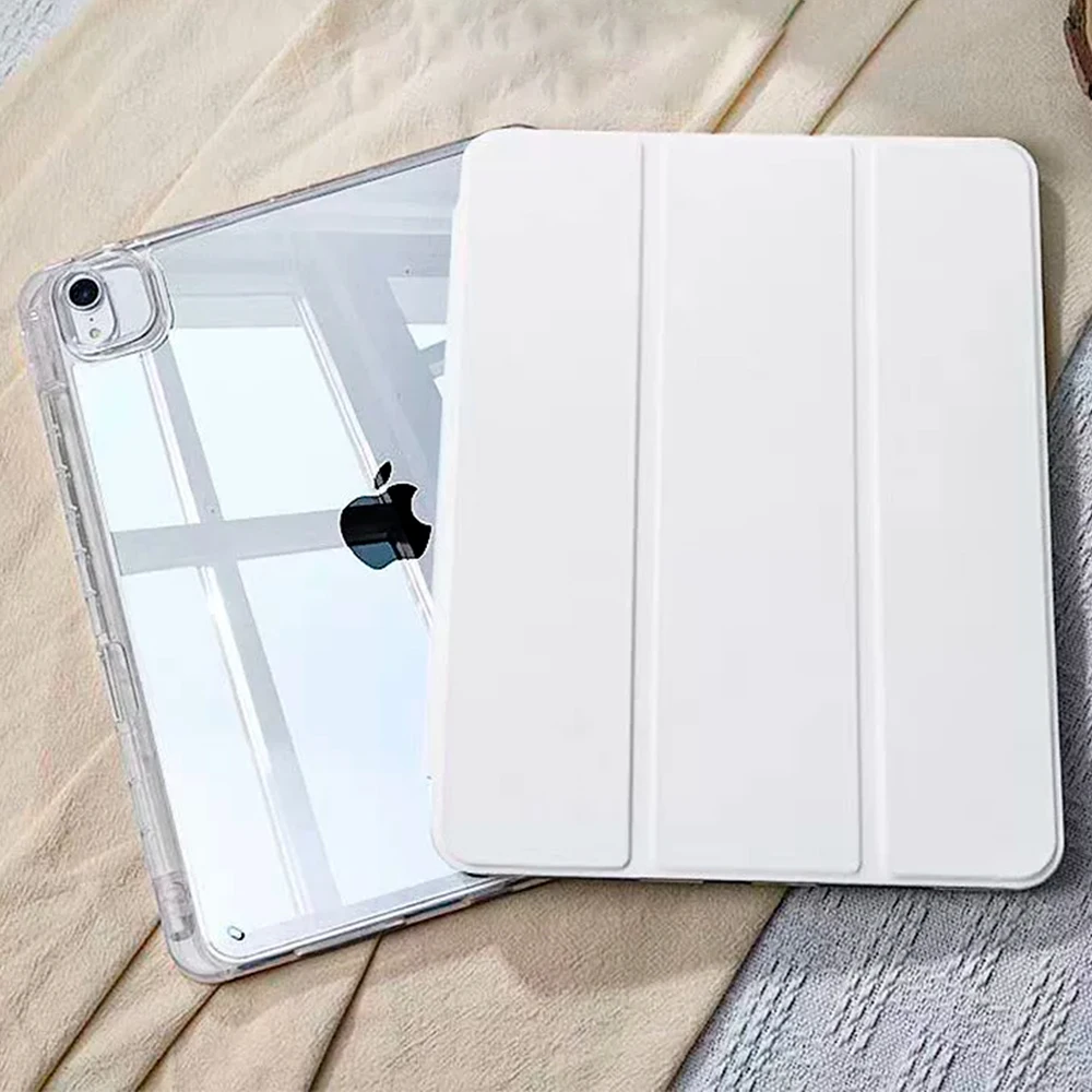 حافظة حماية أكريليك جديدة 2025 لجهاز iPad Air 11 حافظة iPad 10th Gen 11th 9th غطاء Gen Pro11 4 5 10.9in 12.9 حافظة أقلام رصاص