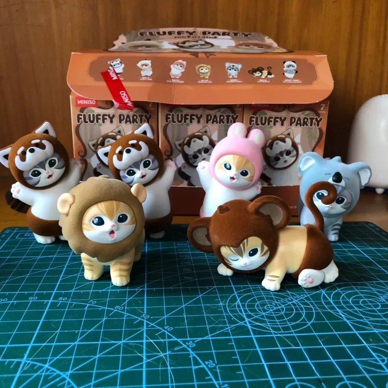 

Серия Mofusand, слепая коробка, фигурки, настольные украшения, украшения для комнаты, милые мультяшные кошки, коллекционные куклы, детские игрушки
