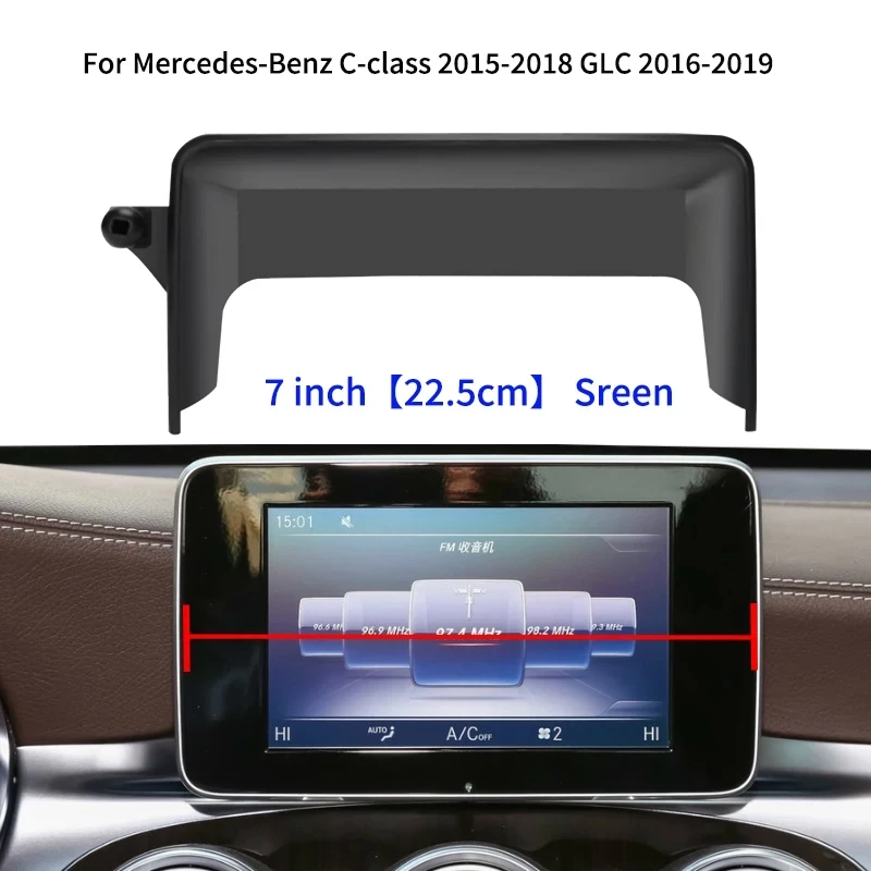 Car Navigation Screen Phone Holder for Mercedes Benz C GLC V-class Intelligent Wireless Charging Mobile Phone Holders