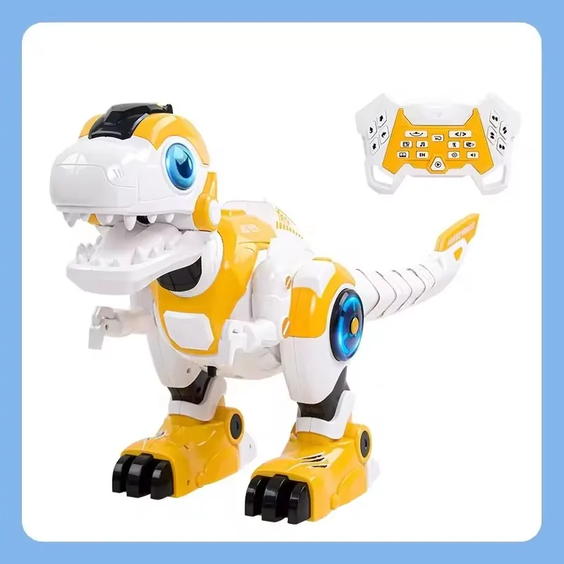 Spray de simulación grande de 67CM para caminar, Control remoto, pulverizador de agua de dinosaurio, programa de baile musical, Robot de dinosaurio RC, juguete de regalo para chico