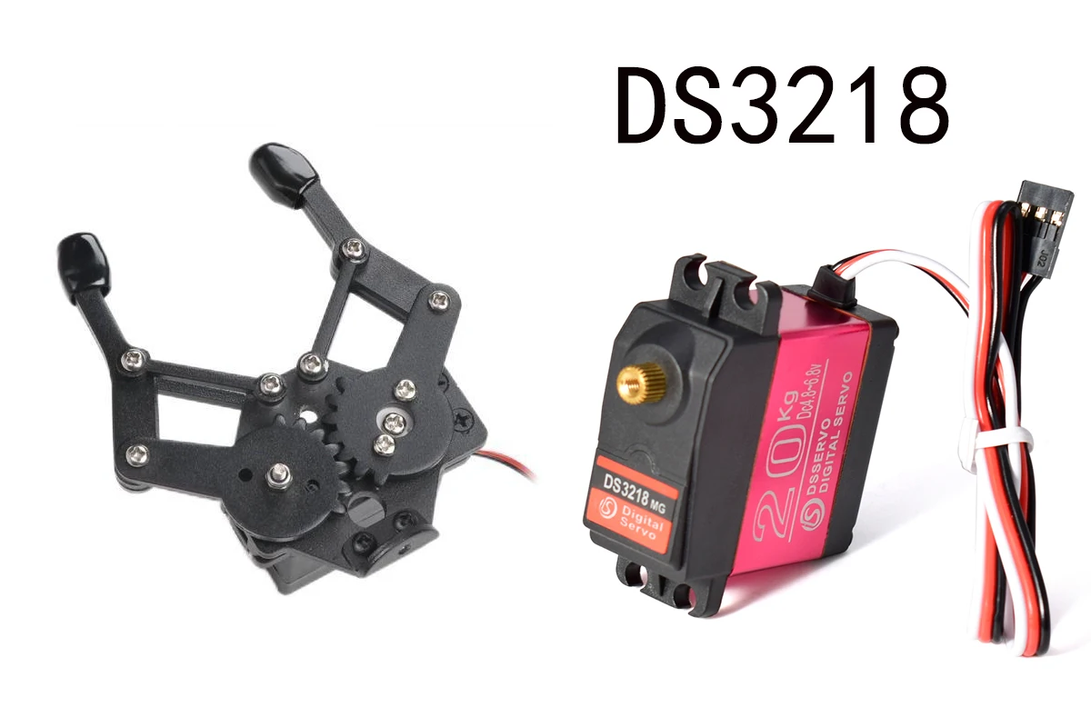 Metall Roboter Klaue Greifer Manipulator Clamp Roboter Arm Für Arduino Roboter DIY Kit MG996R/DS3218 Servo Control Mechanische Greifer – Detail 9