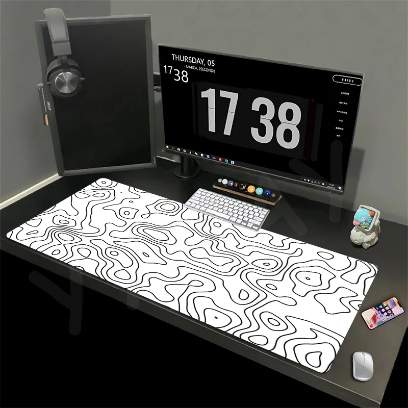 

Minimalist Large Desk Pad 100x50cm Big Computer Mousepads Gaming Mousepad Big Keyboard Mats Gamer Mouse Pad Desk Mat