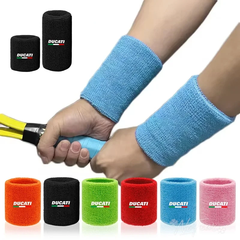Picture 6: New Sweatbands Sports Wristband Motorcycle Front Fluid Oil Brake Clutch Reservoir Sock For Ducati 796 400 795 821 Monster 696