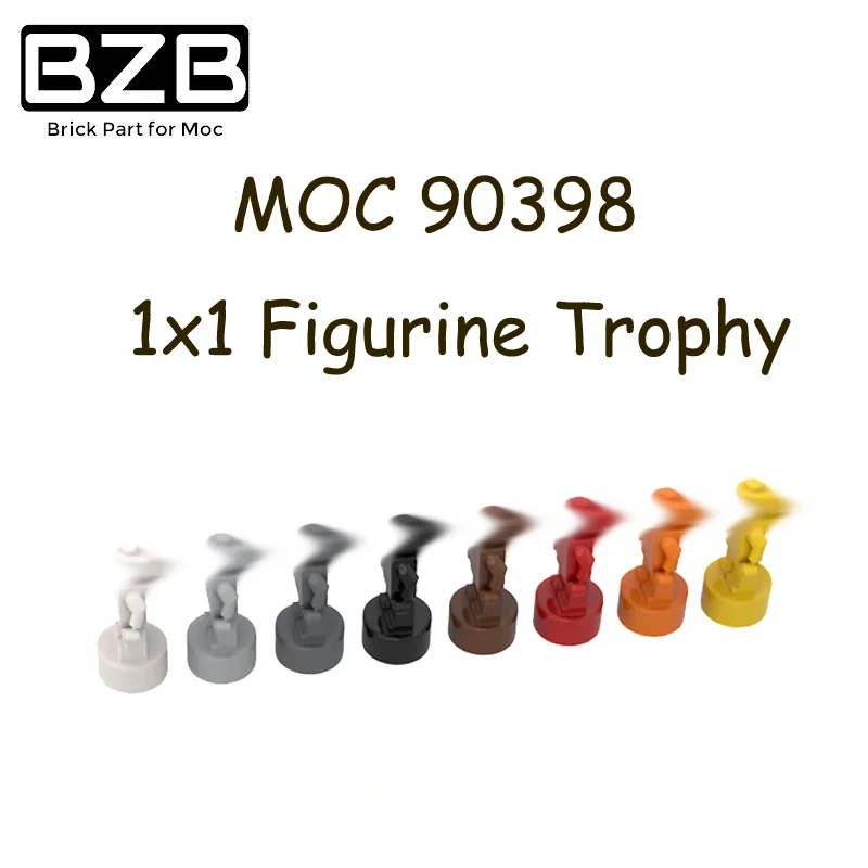 BZB MOC 90398 1x1 Figurine Trophy Building Block Model Kids Toys DIY Brick Parts Brithday Best Gifts Accessories Assemble Parts