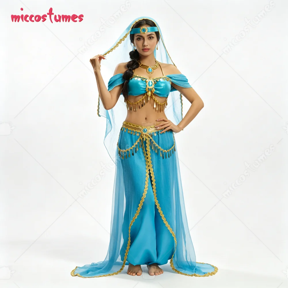 Women Accessories Earrings - 【US Stock】Cosplay.fm Women's Arabian Princess Costume