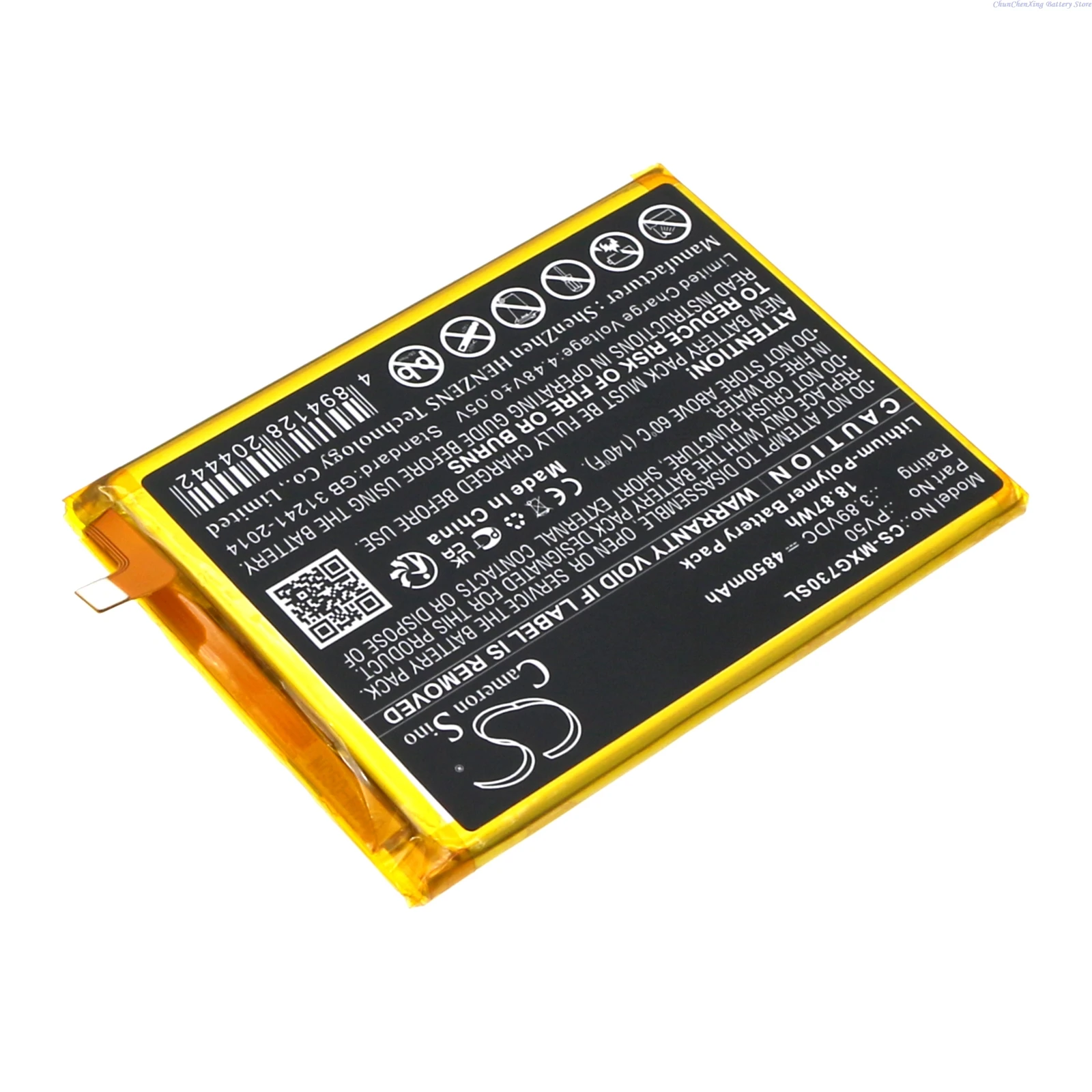 Replacement 3.89V 4850mAh Mobile  SmartPhone Battery PV50  SB18D61156 for Motorola Moto G73 5G  XT2237 +TOOLS